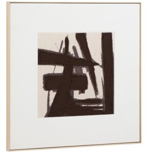 Kave Home Abstraktn&iacute; obraz Arilan 100 x 100 cm