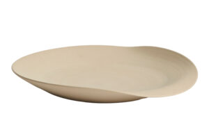 Kave Home B&eacute;žov&aacute; keramick&aacute; dekorativn&iacute; m&iacute;sa Ebenor &Oslash; 30 cm