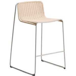 Kave Home B&eacute;žov&aacute; zahradn&iacute; barov&aacute; židle Tavari 75 cm