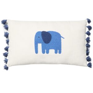 Kave Home B&iacute;l&yacute; bavlněn&yacute; povlak na pol&scaron;t&aacute;ř Tandani 30 x 50 cm