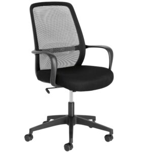 Kave Home Čern&aacute; kancel&aacute;řsk&aacute; židle Melva