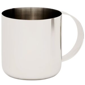 Kave Home Nerezov&yacute; hrnek Nirela