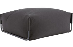 Kave Home Tmavě &scaron;ed&yacute; zahradn&iacute; modul/podnožka Square 101 x 101 cm