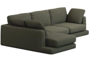 Kave Home Zelen&aacute; rohov&aacute; pohovka Gala 300 cm