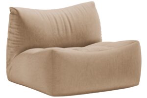 Micadoni P&iacute;skově hněd&eacute; sametov&eacute; křeslo Tove