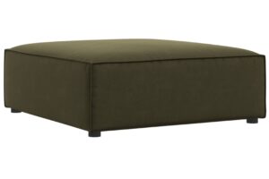 Micadoni Zelen&aacute; sametov&aacute; podnožka Jodie 102 x 80 cm