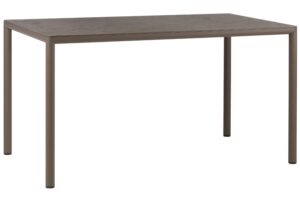 Nardi Hněd&yacute; zahradn&iacute; stůl Piave 140 x 80 cm