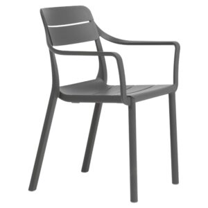 Nardi &Scaron;ed&aacute; plastov&aacute; zahradn&iacute; židle Cassia s područkami