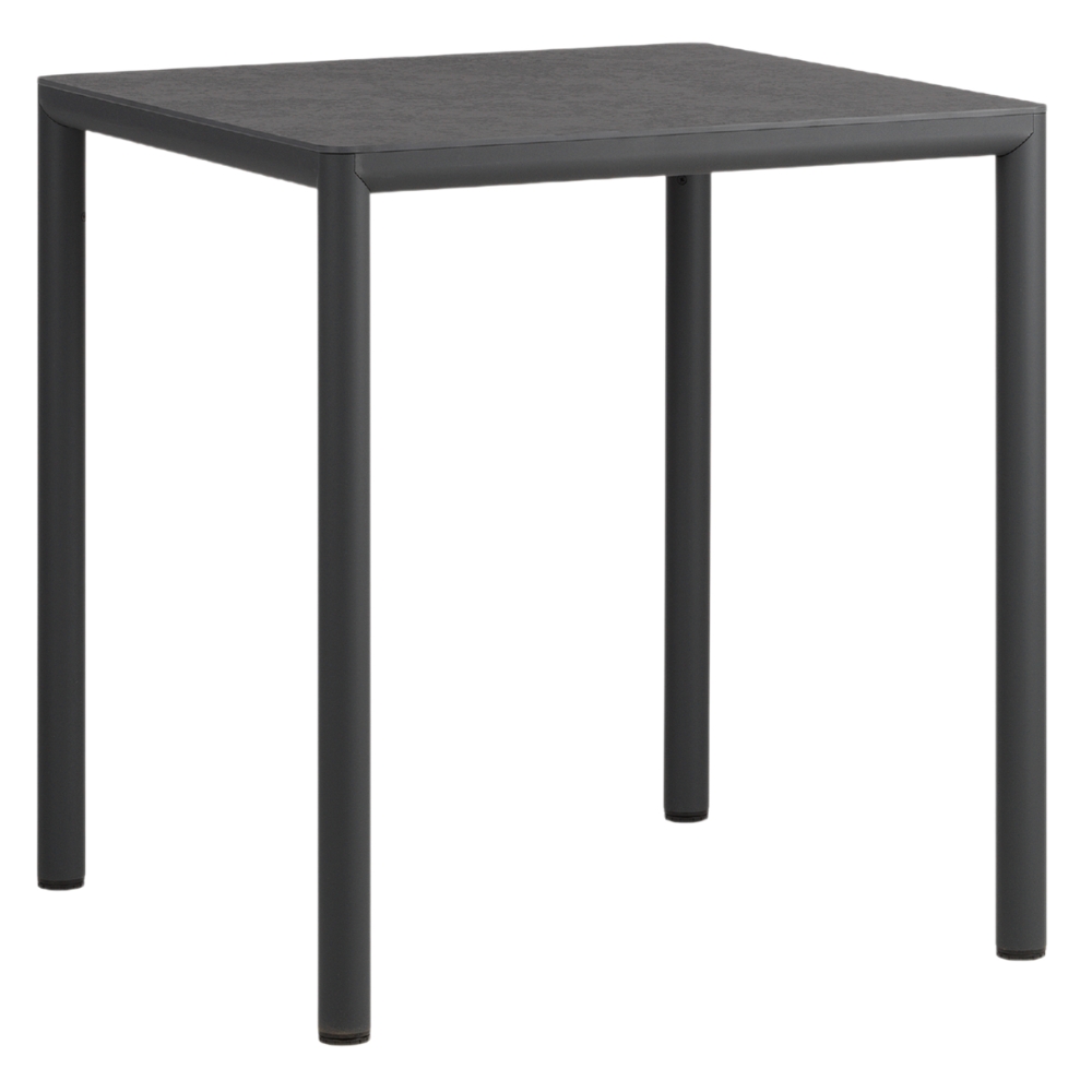 Nardi Tmavě šedý zahradní stůl Piave 70 x 70 cm