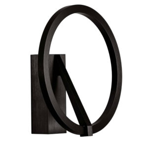 Nova Luce Čern&eacute; kovov&eacute; n&aacute;stěnn&eacute; LED světlo Tilia