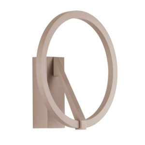 Nova Luce Hněd&eacute; kovov&eacute; n&aacute;stěnn&eacute; LED světlo Tilia