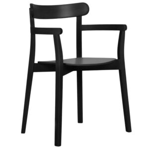 Paged Čern&aacute; dřevěn&aacute; j&iacute;deln&iacute; židle Icho B-4420