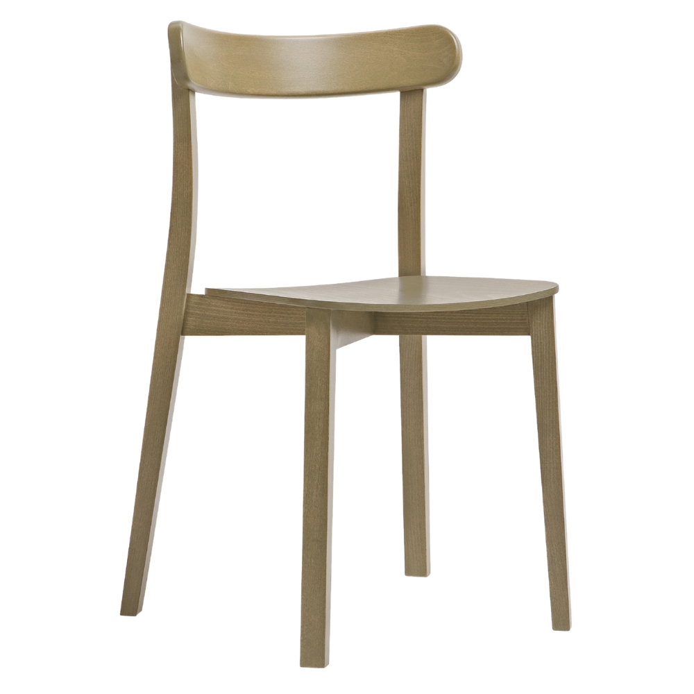 Paged Zelená dřevěná jídelní židle Icho A-4420