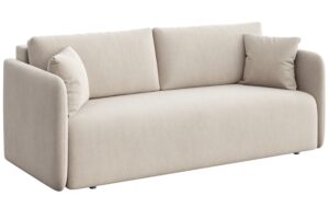 Rodier Světle b&eacute;žov&aacute; rozkl&aacute;dac&iacute; pohovka Chaum 220 cm