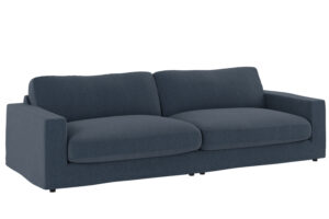 Rowico Modr&aacute; čtyřm&iacute;stn&aacute; pohovka LANGDON 271 cm