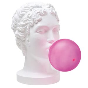 Seletti B&iacute;lo-růžov&aacute; stoln&iacute; LED lampa Grace