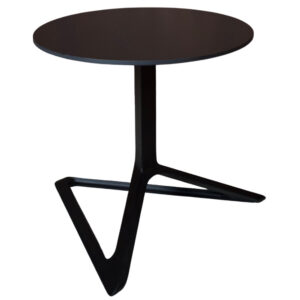 VONDOM Čern&yacute; stolek DELTA 50 cm se skl&aacute;pěc&iacute; podnož&iacute;