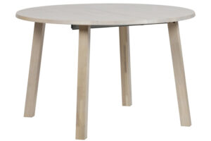 WOOOD &Scaron;ed&yacute; dubov&yacute; rozkl&aacute;dac&iacute; j&iacute;deln&iacute; stůl Janton 120 cm