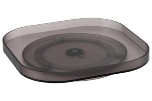 YAMAZAKI Kouřově &scaron;ed&yacute; plastov&yacute; otočn&yacute; &uacute;ložn&yacute; organiz&eacute;r Tower 20 x 20 cm