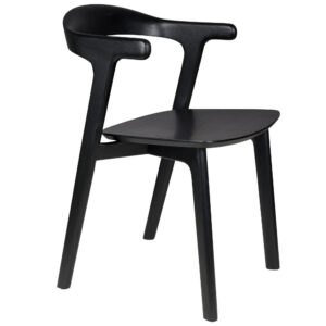 Zuiver Čern&aacute; j&iacute;deln&iacute; židle NORTHWOOD