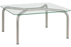 noo.ma Skleněn&yacute; konferenčn&iacute; stolek Uku 80 x 80 cm