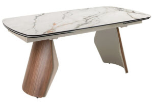 Angel Cerd&aacute; B&iacute;l&yacute; porcel&aacute;nov&yacute; rozkl&aacute;dac&iacute; j&iacute;deln&iacute; stůl No. 1193