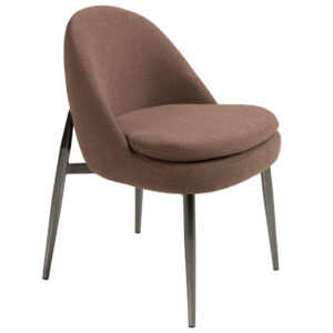 Angel Cerd&aacute; Hněd&aacute; čalouněn&aacute; j&iacute;deln&iacute; židle No. 4236