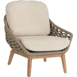 Bizzotto B&eacute;žovo - hněd&eacute; zahradn&iacute; křeslo Tamires