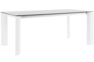 Bizzotto B&iacute;l&yacute; keramick&yacute; zahradn&iacute; stůl Otavio 180 x 95 cm