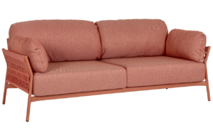 Bizzotto Červen&aacute; zahradn&iacute; pohovka Pardis 183 cm