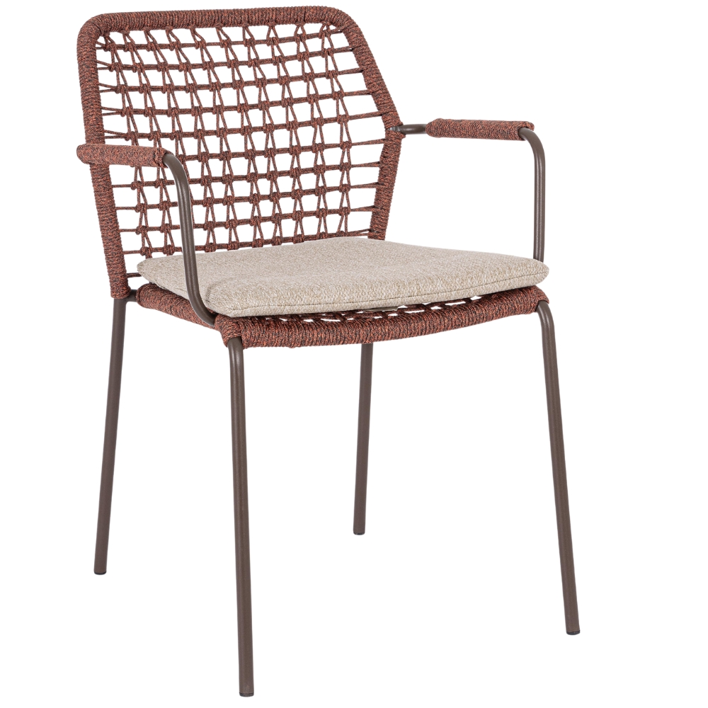 Bizzotto Červená zahradní židle Canar