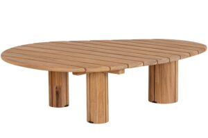 Bizzotto Dřevěn&yacute; zahradn&iacute; stolek Tamires 100 x 80 cm