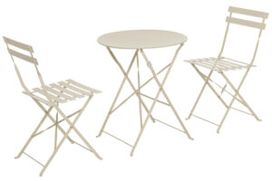 Bizzotto Kr&eacute;mov&yacute; skl&aacute;dac&iacute; zahradn&iacute; set stolu a dvou židl&iacute; Austin