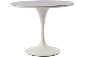 Bizzotto Kr&eacute;mov&yacute; zahradn&iacute; stůl Arnold &Oslash; 90 cm s keramickou deskou