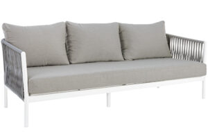 Bizzotto &Scaron;edo-b&iacute;l&aacute; zahradn&iacute; pohovka Florencia 220 cm