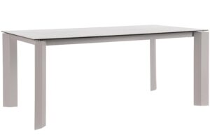 Bizzotto &Scaron;ed&yacute; keramick&yacute; zahradn&iacute; stůl Otavio 180 x 95 cm