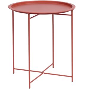 Bizzotto Terakotov&yacute; kovov&yacute; zahradn&iacute; stolek Austin &oslash; 46 cm