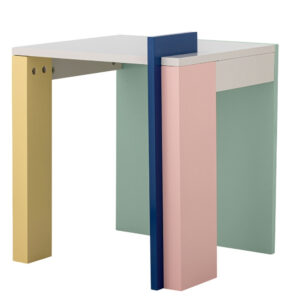 Bloomingville Barevn&yacute; odkl&aacute;dac&iacute; stolek Banjo 40 x 40 cm