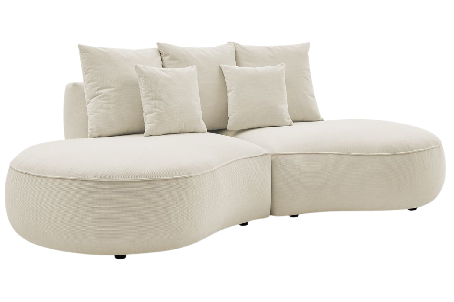 Bobochic Paris Béžová trojmístná pohovka Saint-Germain 260 cm