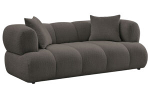 Bobochic Paris Hněd&aacute; boucl&eacute; dvoum&iacute;stn&aacute; pohovka Pamira 210 cm