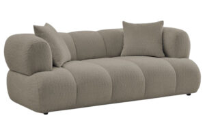 Bobochic Paris Světle hněd&aacute; boucl&eacute; dvoum&iacute;stn&aacute; pohovka Pamira 210 cm