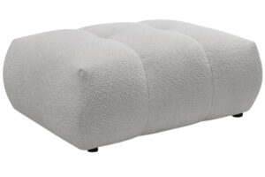 Bobochic Paris Světle &scaron;ed&aacute; boucl&eacute; podnožka Fuji 112 x 80 cm