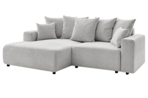 Bobochic Paris Světle &scaron;ed&aacute; rozkl&aacute;dac&iacute; pohovka Atilla 244 cm