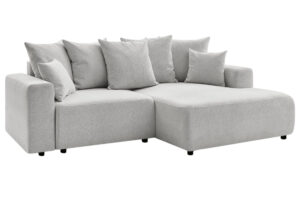 Bobochic Paris Světle &scaron;ed&aacute; rozkl&aacute;dac&iacute; pohovka Atilla 244 cm