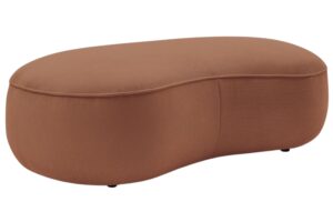 Bobochic Paris Terakotově oranžov&aacute; podnožka Saint-Germain 147 x 90 cm