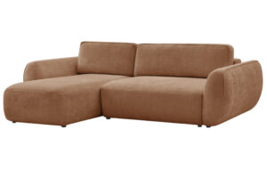 Bobochic Paris Terakotově oranžov&aacute; rozkl&aacute;dac&iacute; pohovka Denise 258 cm