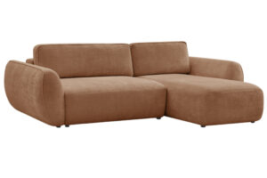 Bobochic Paris Terakotově oranžov&aacute; rozkl&aacute;dac&iacute; pohovka Denise 258 cm