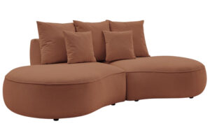 Bobochic Paris Terakotově oranžov&aacute; trojm&iacute;stn&aacute; pohovka Saint-Germain 260 cm