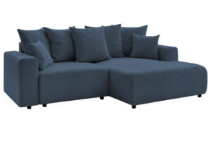 Bobochic Paris Tmavě modr&aacute; rozkl&aacute;dac&iacute; pohovka Atilla 244 cm