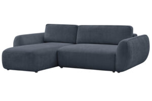 Bobochic Paris Tmavě modr&aacute; rozkl&aacute;dac&iacute; pohovka Denise 258 cm